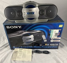 SONY CFD-F10 CD Radio Cassette-Corder Boombox No Remote New - Open Box