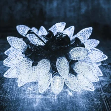 Twinkle Star C9 Christmas String Lights, 50 LED 24.5 ft In/Outdoor