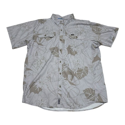 Patagonia Sol Patrol Button Up Shirt Floral AOP Fishing Outdoors MEN'S XL