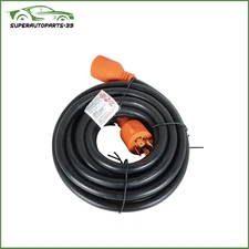 30Amp 25Feet 4 Prong RV Extension Power Cord NEMA L14-30P/L14-30R and Cord