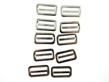 Metal Sliders 3 Bar 19mm & 25mm Silver Colour CX80 CX81