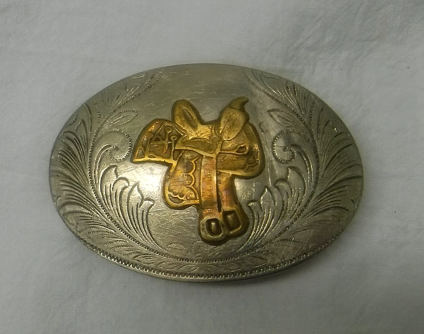 Justin Belt Buckle In Collectible Western Americana Belt  display picture 2