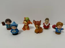 Fisher Price Little People Rare Disney Lot Tigger Flynn Beast Fairy Bambi