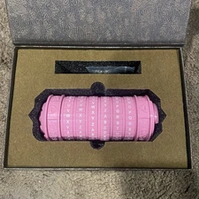Cryptex Da Vinci Code Mini Cryptex Lock Puzzle Box Hidden Compartment Pink