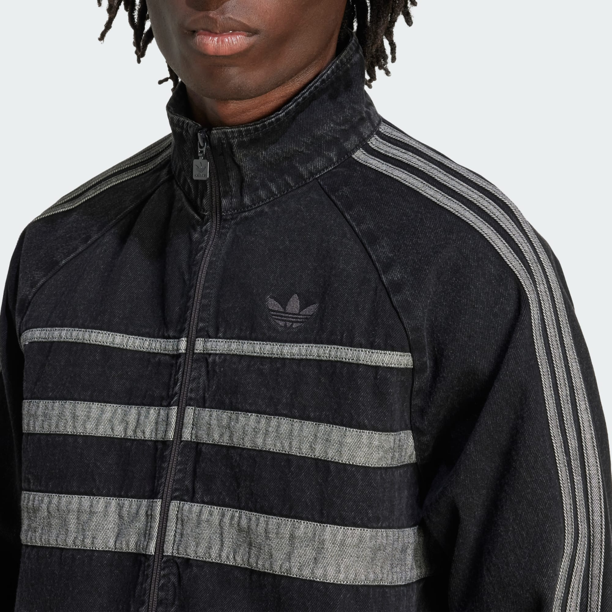 adidas Adicolor First Black Denim Track Top JW5883 Japan Size | eBay