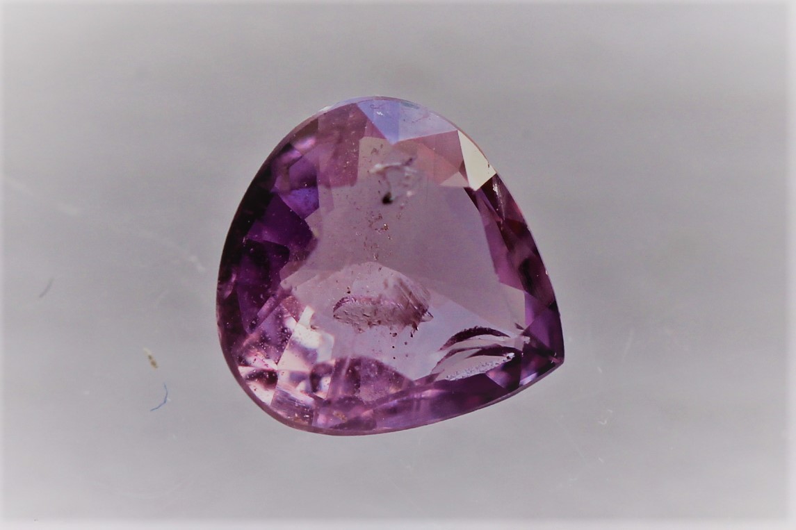 Saphir Rose-orange Naturel De Tanzanie - Pierre Fine 4.5x3.5 Mm, 0.23 Carat, Traitement Diffusion Béryllium, Rare Collection
