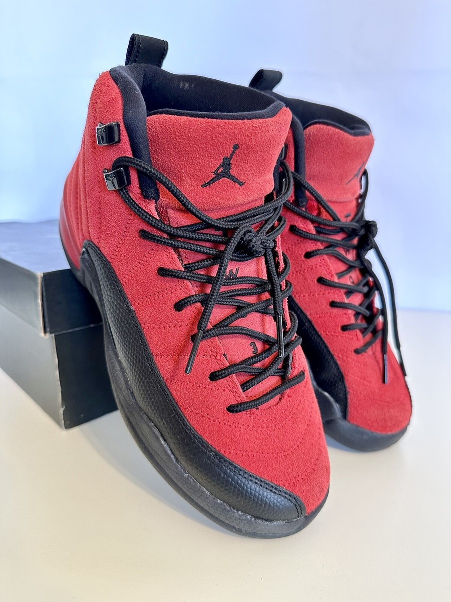 SIZE 6Y - NIKE Air Jordan 12 Retro GS Reverse Flu Game SIZE 6Y - NIKE Air Jordan 12 Retro GS Reverse Flu Game