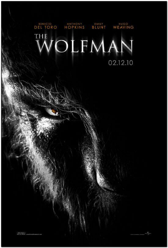 ウルフマン映画ポスター WOLFMAN - 2010- Original 27x40 movie poster - Advance of