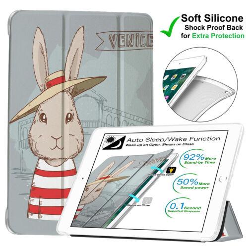 iPad Pro 11 1st 2nd 10.5 9.7 10.9 7.9 Case Soft Smart Magnetic Cover Color Grid - Picture 137 of 151