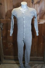1930s Oneita Knit long john underwear mens union suit standard Utica NY vtg