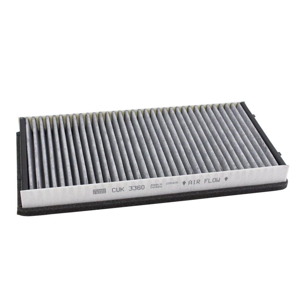 Filtro de aire de cabina de carbono Mann CUK 3360 para Porsche 911 Boxster Cayman Foto 2 de 4