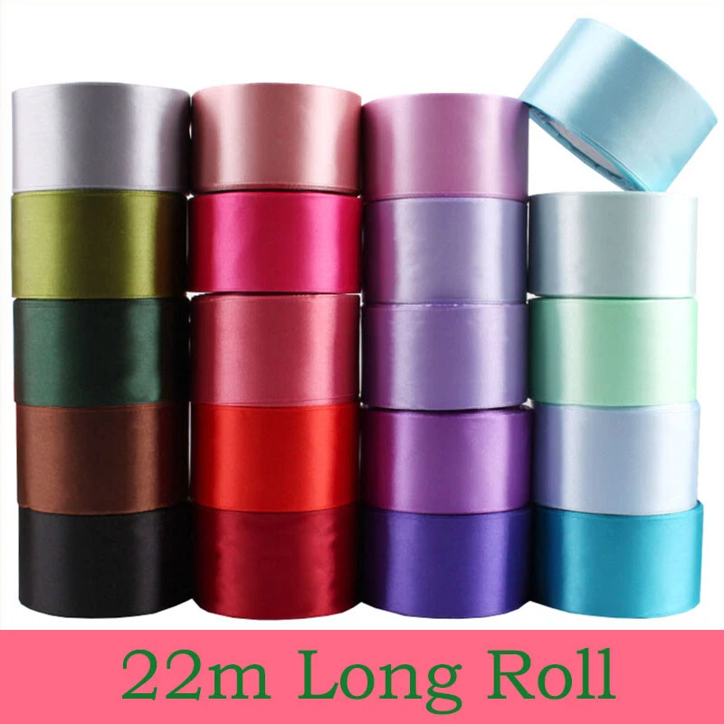 Voiture Mariage Rubans Cérémonie Cadeau Décoration Gâteau Accessoires 5cm Large - Photo 3/4