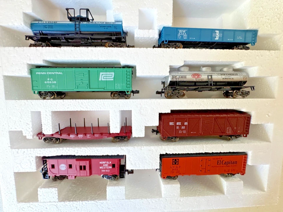 Rivarossi/Arnold #0519 N Scale 8 Pack North American Freight Car Set - LN - Image 4 of 4
