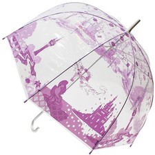 NEW Disney Rapunzel Umbrella Umbrella design Clear plastic parasol from Japan