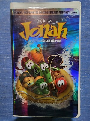Big Ideas Jonah A Veggie Tales Movie VHS 2002 Very Good Condition