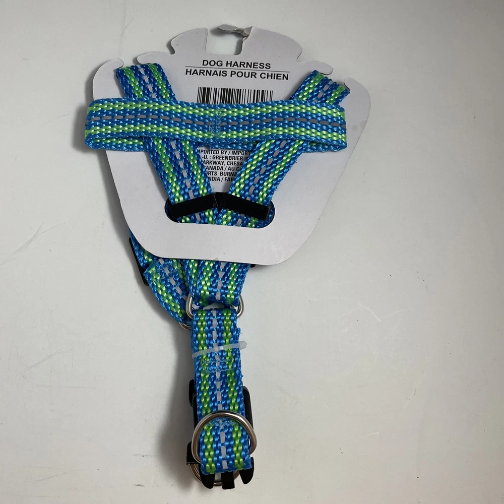 Dog Harness Greenbrier Kennel Club Multicolor Adjustable Size M 18to24"