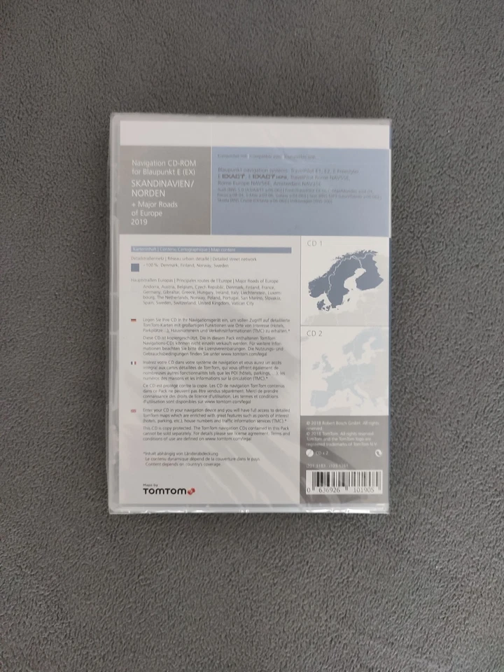 SCANDINAVIA 2019 Navigation CD Blaupunkt Travelpilot E BNS 5.0 RNS 300 Ford EX - Bild 2 von 3