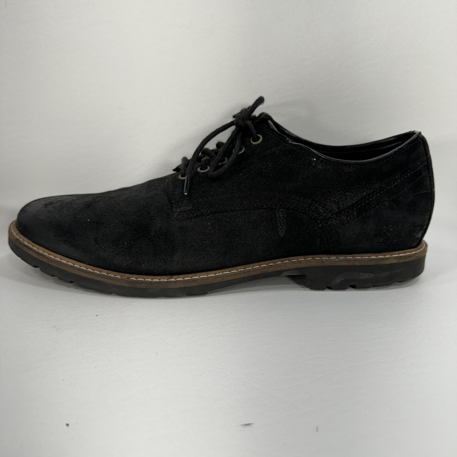 SAOLA Scarpe Oxford Cole Haan Grand OS Nathan da uomo taglia 11 M nere in pelle Derby C30072