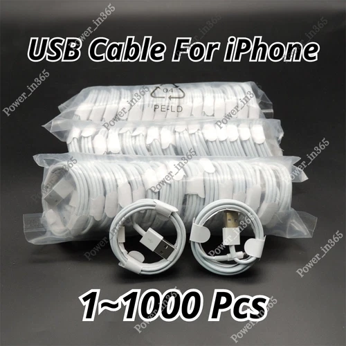 USB Charger Cable Data Cord Wholesale For iPhone 6 7 8 Plus XR X 11 12 13 14 Pro video thumbnail