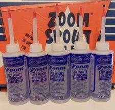  5 PCs. 4 OZ Zoom Spout  Sewing Machine White Oil Oiler Craft Emrodiery