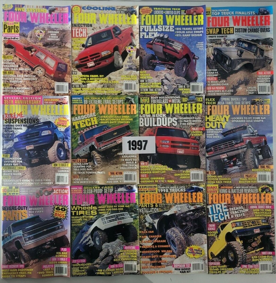 FOUR WHEELER Magazine FULL-YEAR LOTS (1982 - 2004) - 4X4 FOUR WHEELER Magazine FULL-YEAR LOTS (1982 - 2004) - 4X4