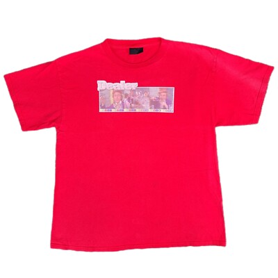 Vintage Serial Killer Willy Wonka Dealer Red Shirt XL | eBay
