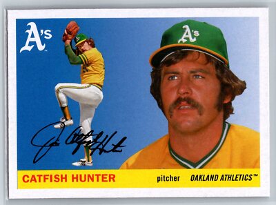 2020 Topps Archives Catfish Hunter Oakland Athletics #52