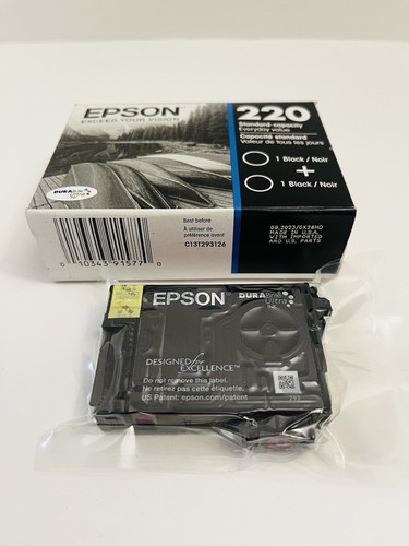 EPSON 220 PRINTER INK BLACK 2 Cartridges And 1 Magenta - Zdjęcie 2 z 5