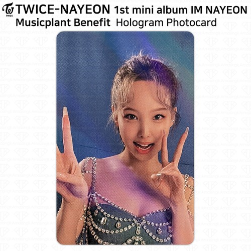 Nayeon 1er Mini Álbum I'm Nayeon MusicPlant Soundwave Withmuu Benefit Photocard - Imagen 3 de 30