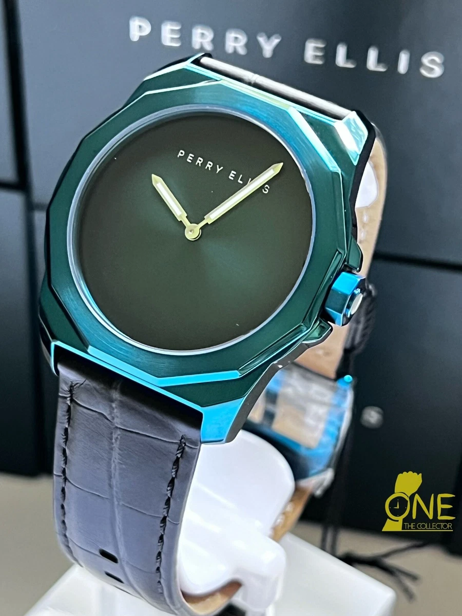 Perry ellis decagon best sale watch