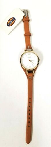 NUEVO RELOJ FOSSIL GEORGIA ORO, ORO ROSA, TONO PLATEADO, CORREA DE CUERO DELGADO - Imagen 5 de 22
