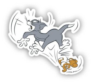 Details About Tom And Jerry Funny Cartoon Sticker Decal Laptop Wall Car Phone Kids