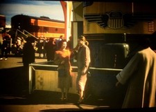 1955 Chicago Powerama 35mm Red Border Kodachrome Slide Original #24