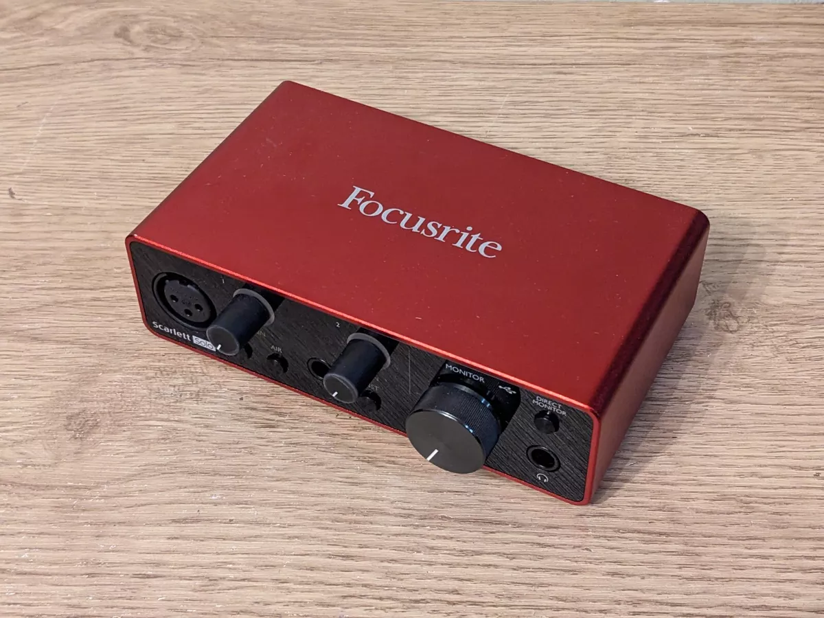 Focusrite online scarlett guitar