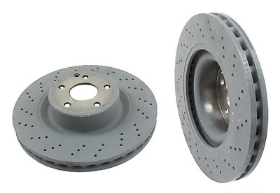 (2) ZIMMERMANN FRONT Brake Disc Rotor 2001 2002 CL55 s55 / 2001-2006 CL600 s600