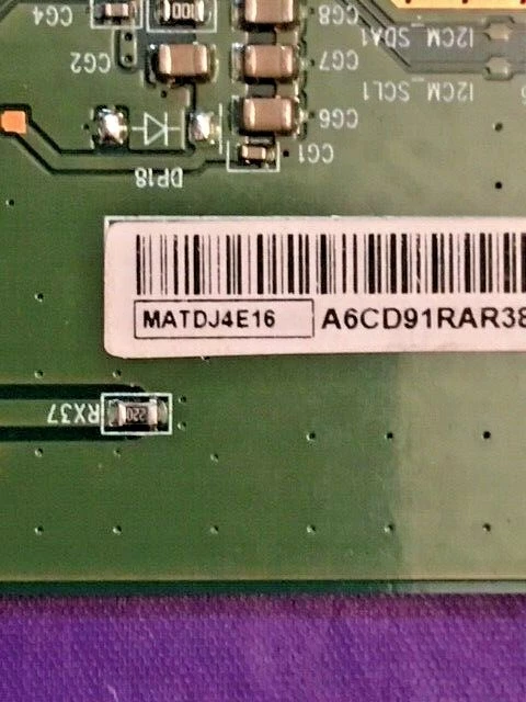 JVC LT-58MA887 T-CON BOARD MATDJ4E16 E222034171231 06 - Image 2 of 4