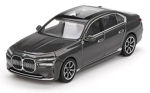BMW i7 xDrive60 - David grey - Mini GT 1:64 - 第 1/6 張圖片