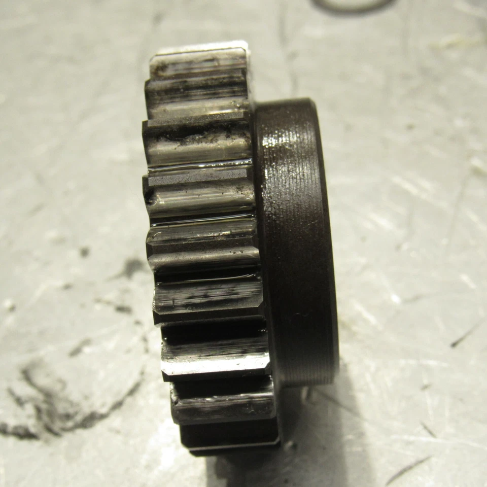 74 SUZUKI TS400 TS 400 APACHE OEM PIÑÓN EXTREMO MANIVELA ENGRANAJE PRIMARIO Foto 4 de 4