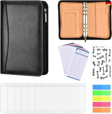 MARKE FESSOSKO Budget Planner Budget Binder A6 Geld Organizer Sparbuch, Geldorganisation