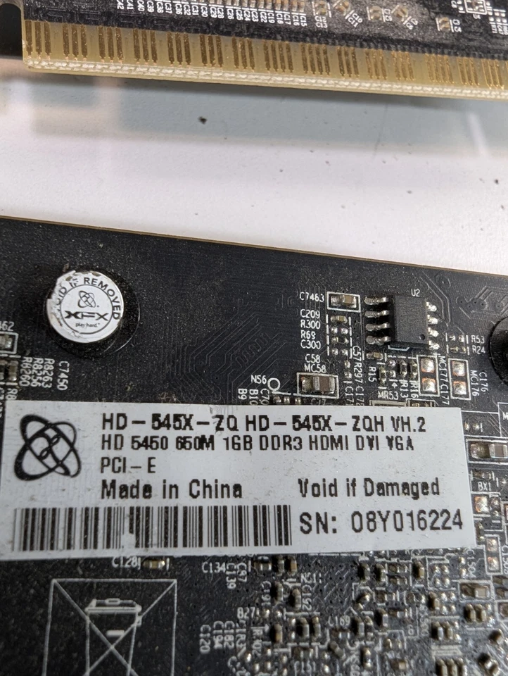 XFX AMD Radeon HD 5450 650M 1GB GDDR3 VGA HDMI DVI Graphics Card GPU HD-545X-ZQH - Image 4 of 4