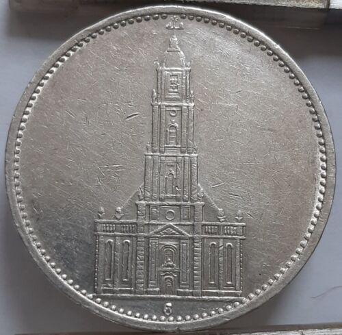 Deutschland - Drittes Reich 5 Reichsmark 1934 KM#83 Buchstabe G Silber (6668) - Bild 1 von 2