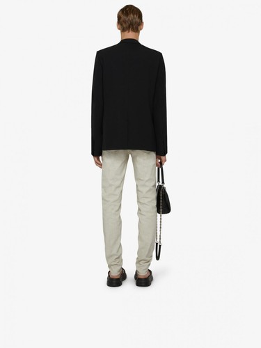 Jeans slim Givenchy bianchi vernice screpolata | Taglia W31 vestibilità slim SS21 PREZZO AL PUBBLICO $890 - Foto 8 di 12