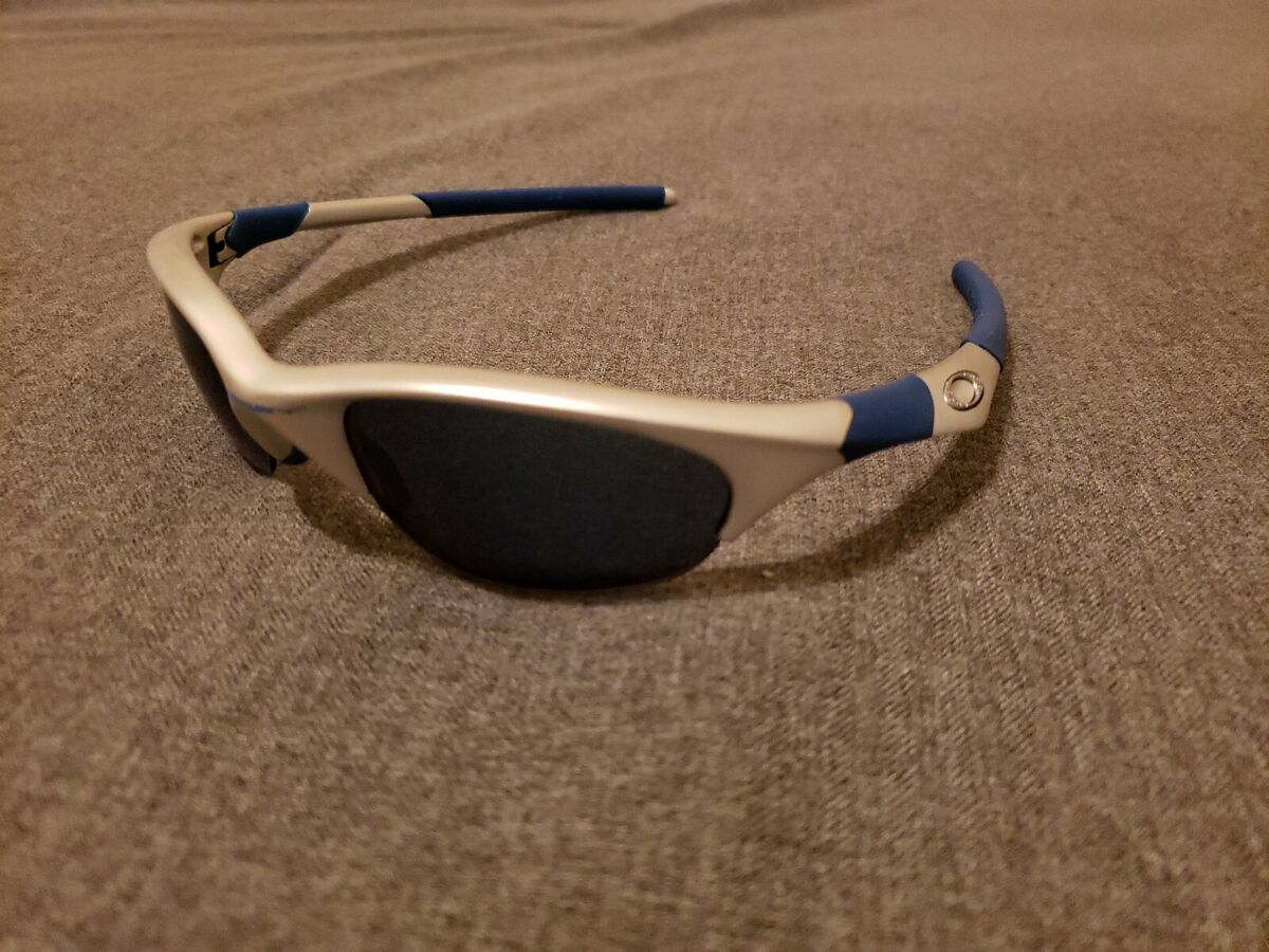Oakley Half Jacket 1.0 Silver w/ ice iridium lenses Oakley Half Jacket 1.0 Silver w/ ice iridium lenses