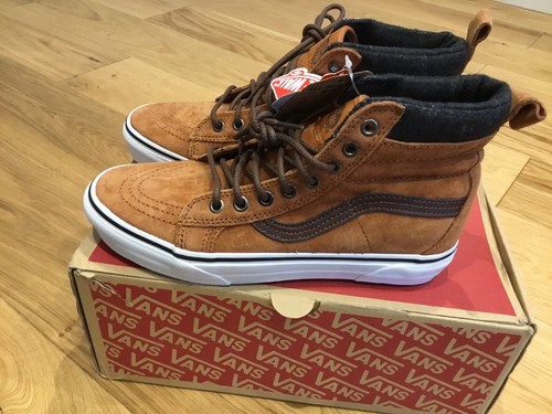 VANS SK8-Hi MTE Glazed Ginger Plaid 