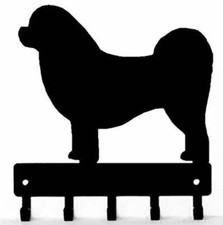 Tibetan Spaniel Dog Key Rack/ Leash Hanger Made in USA