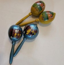 Handcrafted Maroccas - Set Of 2 - Mexico and Acapulco