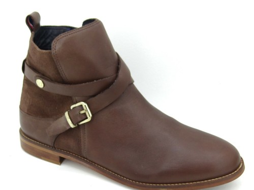 Tommy Hilfiger Chaussures Hiver Bottes Bottines Taille 39 Neuf - Photo 6 sur 10