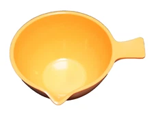 Orange Melmac Small Gravy Boat or Creamer Made in Chicago