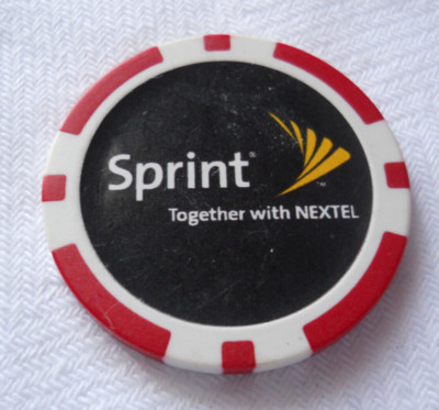 Sprint Nextel NHRA promo casino chip