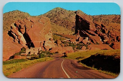 Park Of The Red Rocks Denver Mountain Parks Colorado CO Vintage Postcard